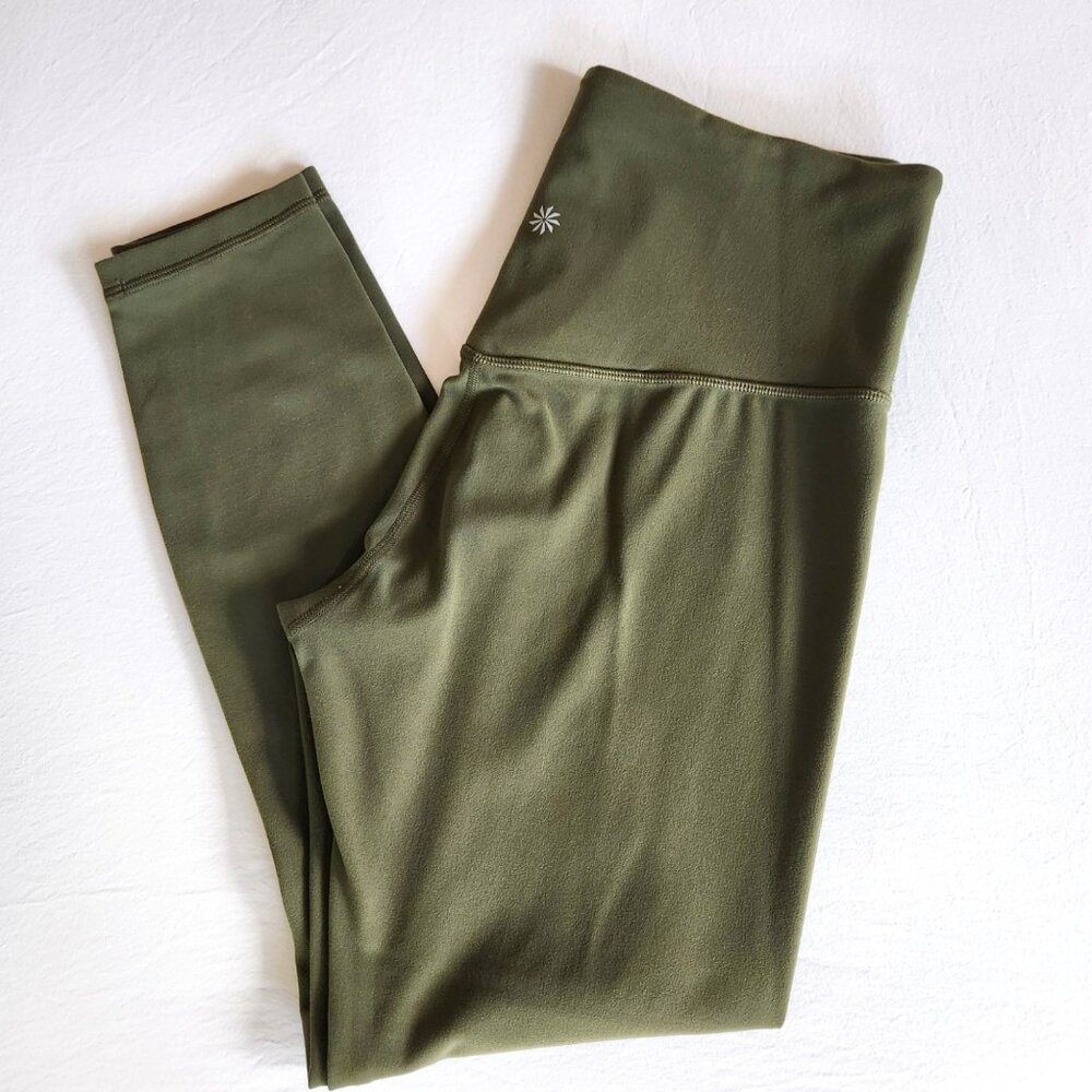 Athleta High Rise Elation 7/8 Legging Olive